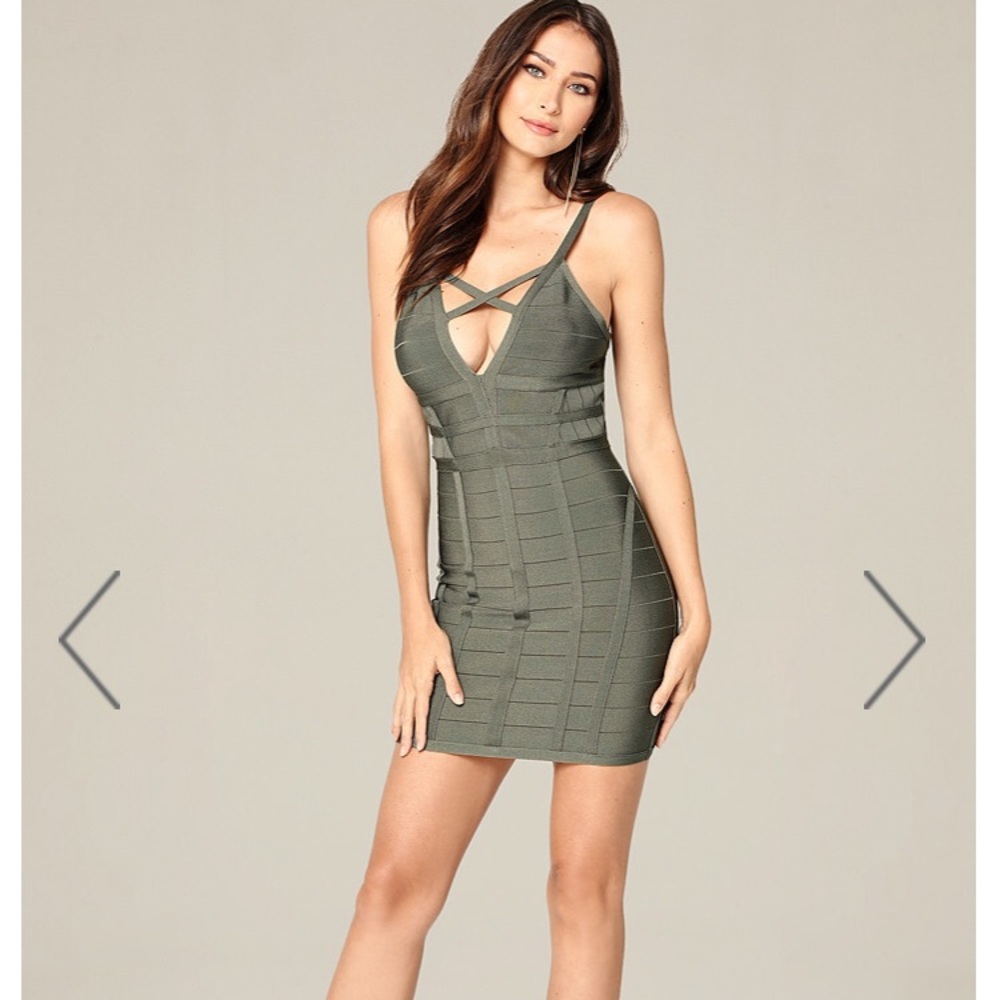 Crossfront Bandage Dress